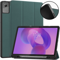 Чохол Galeo Flex TPU з відсіком для стилуса для Lenovo Idea Tab Plus 12.1" / Tab K12 TB361FU, TB361ZU Dark Green
