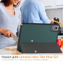 Чохол Galeo Flex TPU з відсіком для стилуса для Lenovo Idea Tab Plus 12.1" / Tab K12 TB361FU, TB361ZU Dark Green