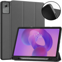 Чохол Galeo Flex TPU з відсіком для стилуса для Lenovo Idea Tab Plus 12.1" / Tab K12 TB361FU, TB361ZU Grey