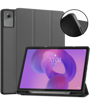 Чохол Galeo Flex TPU з відсіком для стилуса для Lenovo Idea Tab Plus 12.1" / Tab K12 TB361FU, TB361ZU Grey