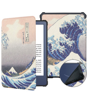 Чехол Galeo TPU Print для Amazon Kindle 11th Gen (2022/2024) 6" Great Wave