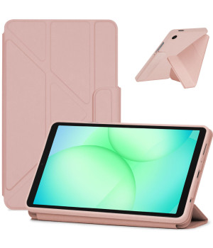 Чохол Galeo TPU Origami with Buckle для Samsung Galaxy Tab A11 8.7" SM-X130, SM-X135 / Tab A9 Pink