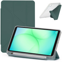 Чохол Galeo Acrylic Y-Type з відсіком для стилуса для Samsung Galaxy Tab A11 SM-X130, SM-X135 Dark Green