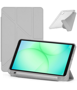 Чехол Galeo Acrylic Y-Type з отделением для стилуса для Samsung Galaxy Tab A11 SM-X130, SM-X135 Grey