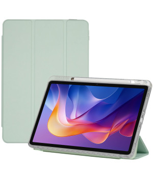 Чехол с отделением для стилуса для Xiaomi Redmi Pad 2 11" (2025) Galeo Acrylic Trifold Tender Green