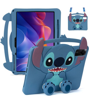 Дитячий чохол для Xiaomi Redmi Pad 2 11" / Redmi Pad SE 11" Galeo Cartoon Blue Buddy з ремінцем