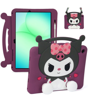 Детский чехол для Samsung Galaxy Tab A9+/A11+ 11" Galeo Cartoon Mischief Cutie с ремешком