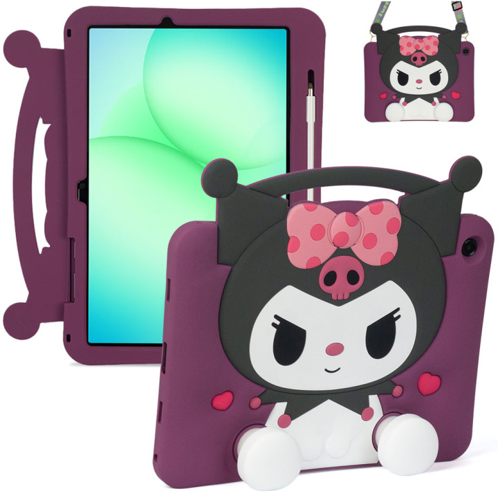 Дитячий чохол для Samsung Galaxy Tab A9+/A11+ 11" Galeo Cartoon Mischief Cutie з ремінцем