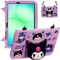 Дитячий чохол для Samsung Galaxy Tab A11+ 11" SM-X230, SM-X236 Galeo Cartoon Kuromi з ремінцем