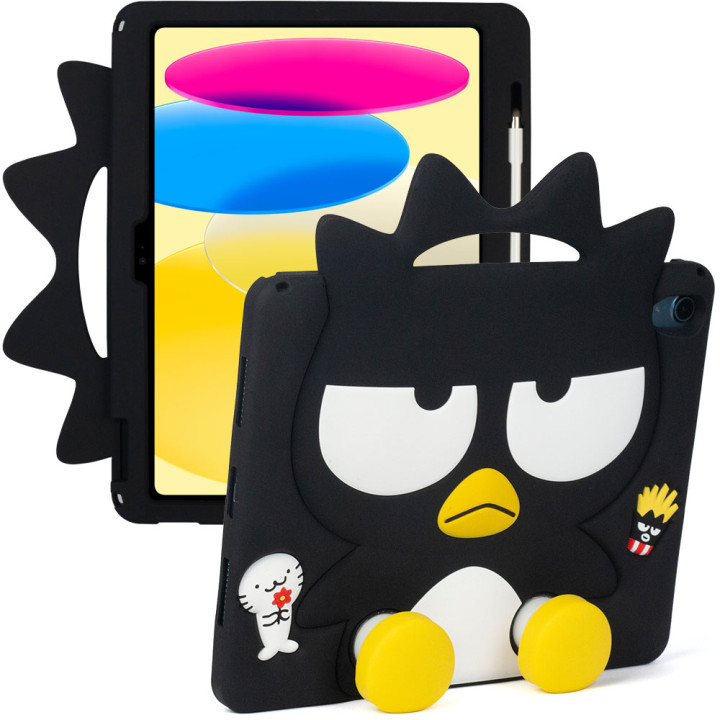 Дитячий чохол для Apple iPad 11 (2025) /10th Gen 10.9" (2022) Galeo Cartoon Black Bird з ремінцем