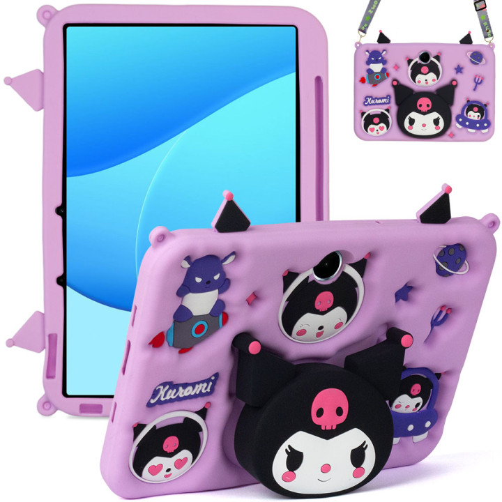 Дитячий чохол для OPPO Pad SE 11" (2025) / OnePlus Pad Lite Galeo Cartoon Kuromi з ремінцем