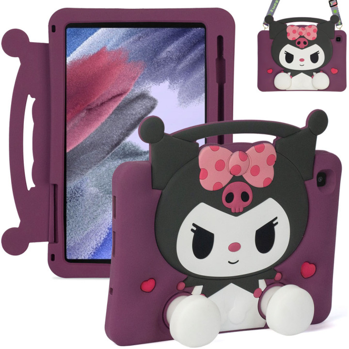 Дитячий чохол для Samsung Galaxy Tab A7 Lite 8.7" SM-T220, SM-T225 Galeo Cartoon Mischief Cutie з ремінцем