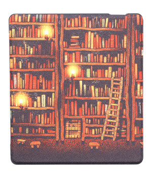 Чехол Galeo Slimline Print для Amazon Kindle Oasis 2017 / 2019 Library