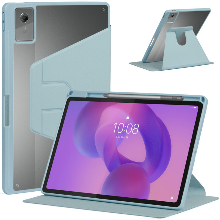 Чохол Galeo Hybrid Rotating with Stylus Holder для  Lenovo Idea Tab Plus 12.1" (2025) TB361FU, TB361ZU Light Blue