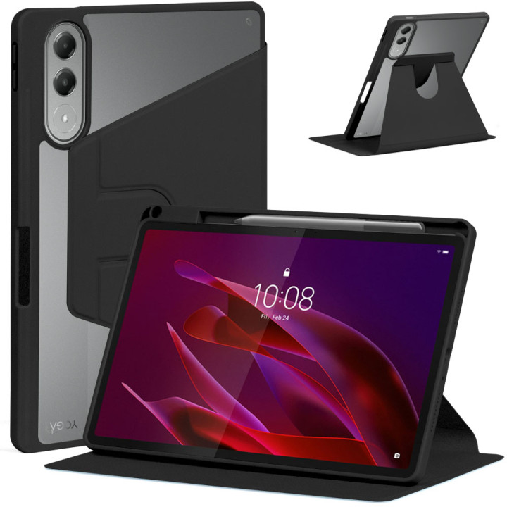 Чохол Galeo Hybrid Rotating with Stylus Holder для  Lenovo Yoga Tab 11.1" (2025) TB710FU / Xiaoxin Pad Pro GT Black
