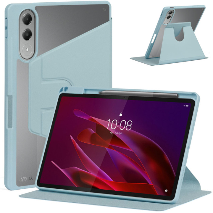 Чохол Galeo Hybrid Rotating with Stylus Holder для  Lenovo Yoga Tab 11.1" (2025) TB710FU / Xiaoxin Pad Pro GT Light Blue