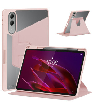 Чехол Galeo Hybrid Rotating with Stylus Holder для  Lenovo Yoga Tab 11.1" (2025) TB710FU / Xiaoxin Pad Pro GT Pink