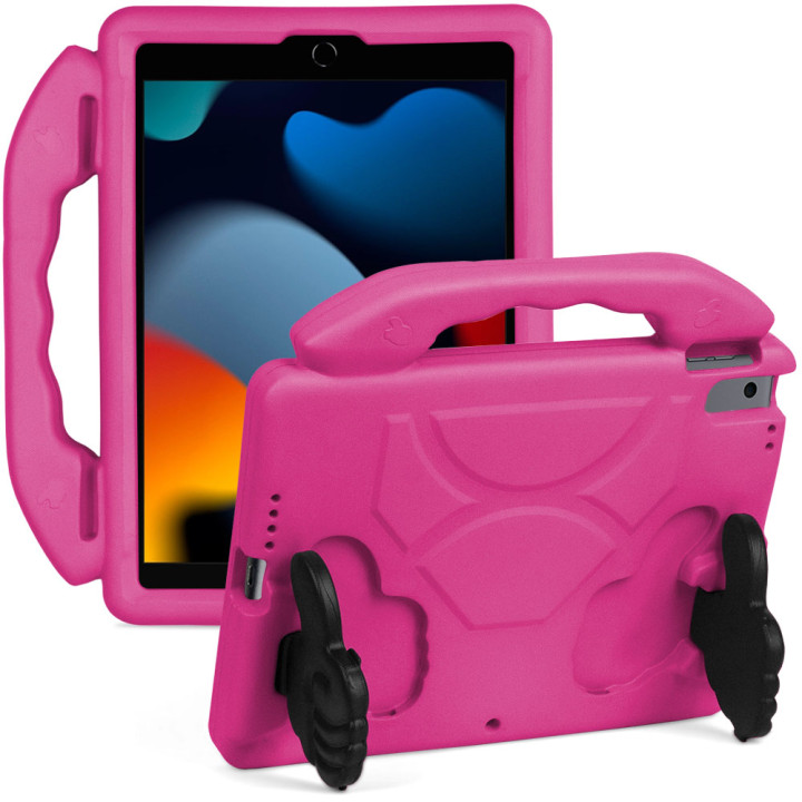 Дитячий чохол Galeo EVA Thumbs Up для Apple iPad 7/8/9 10.2", iPad Air 3 10.5", iPad Pro 10.5" Hotpink