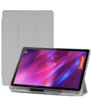 Чохол Galeo TPU Trifold with Stylus Holder для Lenovo Tab P11 TB-J606F / P11 Plus TB-J616F Grey