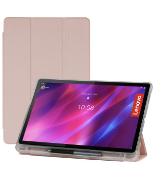 Чохол Galeo TPU Trifold with Stylus Holder для Lenovo Tab P11 TB-J606F / P11 Plus TB-J616F Pink