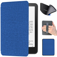 Чохол Galeo TPU Folio with Handstrap для Amazon Kindle Paperwhite 12th Gen 7" (2024) / Kindle Colorsoft Textile Electric Blue
