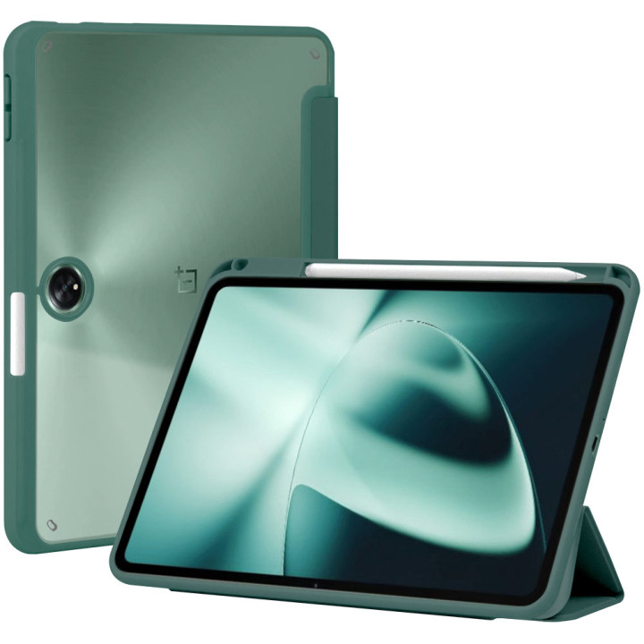 Чохол з відсіком для стилуса для OnePlus Pad 11.61" (2023) Galeo Hybrid Dark Green