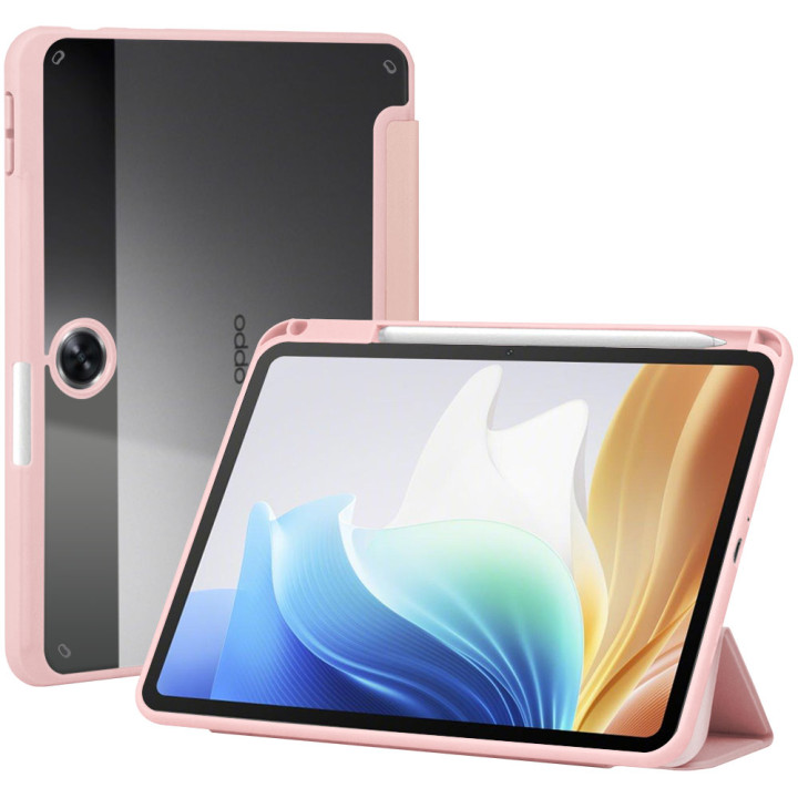Чехол Galeo Hybrid with Stylus Holder для OPPO Pad Neo 11.4"  (OPD2302, OPD2303) Pink