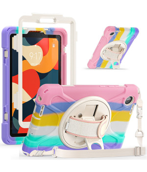 Противоударный чехол Galeo Heavy Duty для Lenovo Tab One (2025) TB305FU, TB305XU 8.7" Rainbow