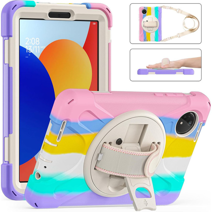 Протиударний чохол Galeo Heavy Duty для Xiaomi Redmi Pad SE 8.7" (2024) Rainbow