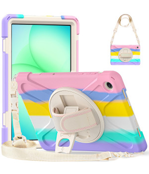 Противоударный чехол Galeo Heavy Duty для Samsung Galaxy Tab A11+ 11" SM-X230, SM-X236 Rainbow