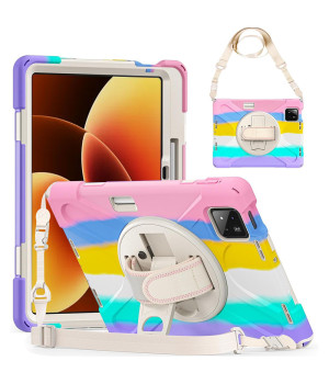Противоударный чехол Galeo Heavy Duty для Xiaomi Pad 8 / Pad 8 Pro / Pad 7 / Pad 7 Pro 11.2" Rainbow