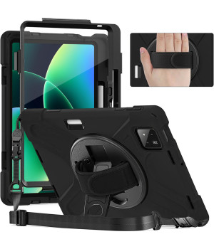 Противоударный чехол Galeo Heavy Duty+ для Xiaomi Pad 8 / Pad 8 Pro / Pad 7 / Pad 7 Pro 11.2" Black