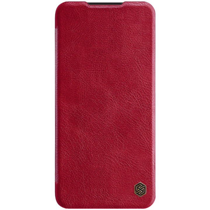Кожаный чехол-книжка Nillkin Qin Leather Series для Xiaomi Redmi Note 8 Pro Red