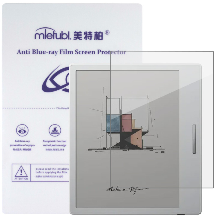 Гидрогелевая пленка Mietubl Anti-Blue Light для Onyx BOOX Go Color 7 White, BOOX Leaf 2 White
