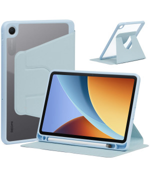 Чохол Galeo Hybrid Rotating Stand для Xiaomi Redmi Pad 2 9.7" / POCO Pad C1 (2026) Light Blue