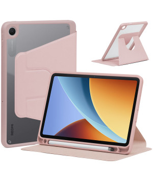 Чохол Galeo Hybrid Rotating Stand для Xiaomi Redmi Pad 2 9.7" / POCO Pad C1 (2026) Pink