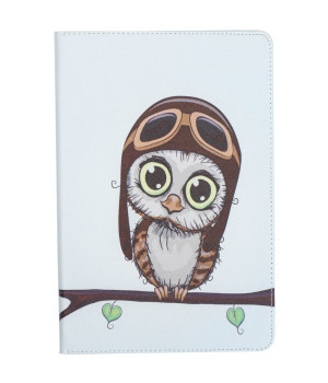 Чохол Galeo Classy Printed Stand для Samsung Galaxy Tab S6 Lite SM-P610, P615 Aviator Owl