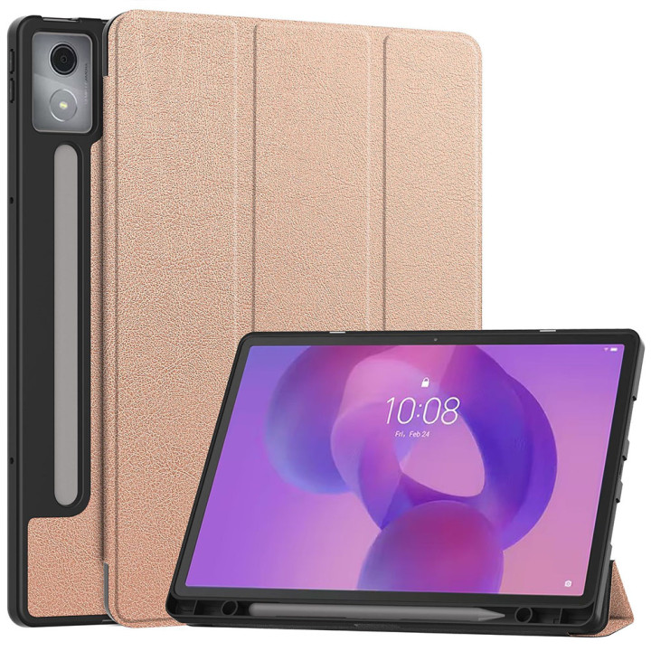 Чохол Galeo Flex TPU з відсіком для стилуса для Lenovo Idea Tab Pro 12.7" TB373FU Rose Gold