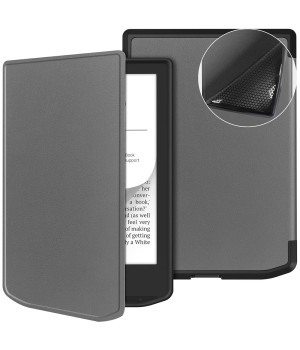 Чохол Galeo TPU Folio для Pocketbook 629 Verse / 634 Verse Pro / 619 Verse Lite Grey