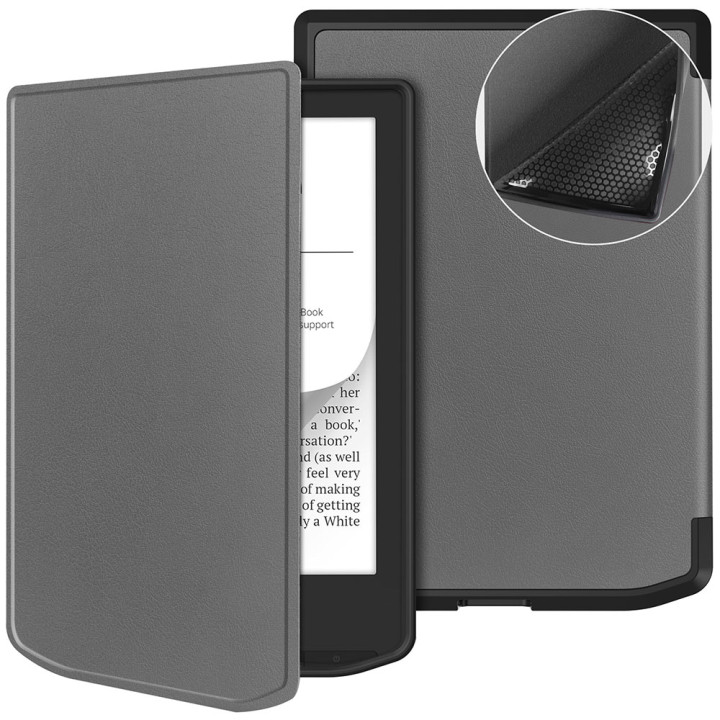 Чохол Galeo TPU Folio для Pocketbook 629 Verse / 634 Verse Pro / 619 Verse Lite Grey