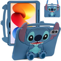 Дитячий чохол для Xiaomi Redmi Pad 2 Pro 12.1" / Redmi Pad Pro Galeo Cartoon Blue Buddy з ремінцем