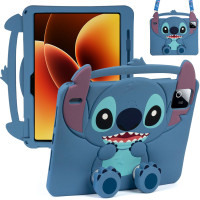 Дитячий чохол для Xiaomi Pad 8 / Pad 7 11.2" Galeo Cartoon Blue Buddy з ремінцем
