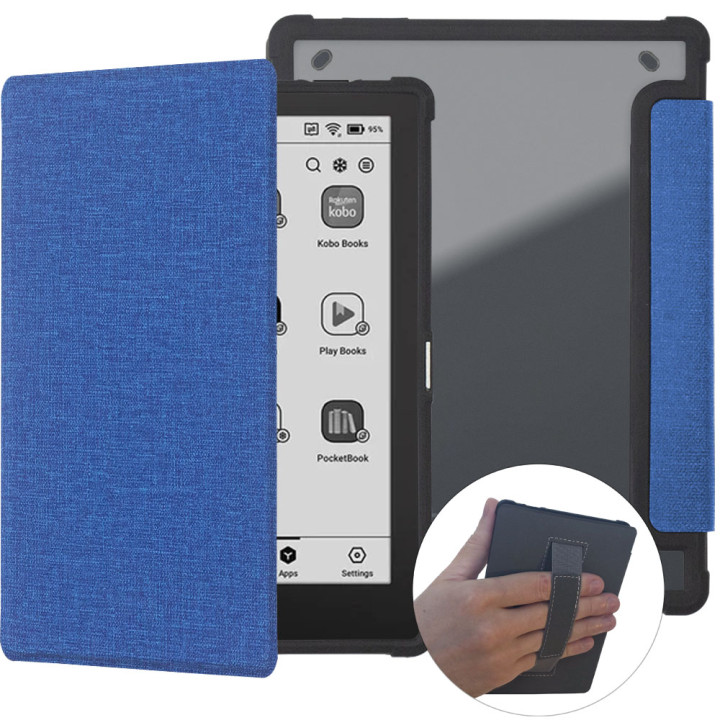 Чохол Galeo Hybrid with Handstrap для Onyx BOOX Go 6/ Go 6 Gen II, Poke 5/5S, Poke 6/6s Deep Blue