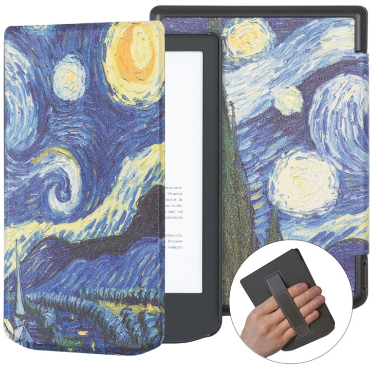 Чехол Galeo Superslim with Handstrap для Pocketbook 629 Verse / 634 Verse Pro / 619 Verse Lite Van Gogh