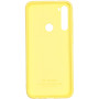 Чохол Galeo Liquid Silicone для Xiaomi Redmi Note 8 Yellow