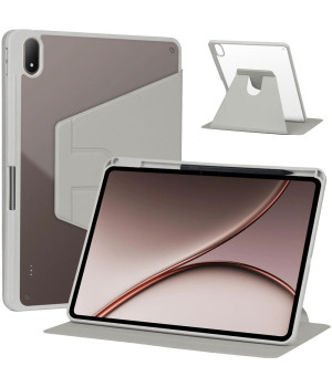 Чохол для OnePlus Pad 4 13.2" (2026) / OPPO Pad 5 Pro Galeo Hybrid Rotating Stand Grey