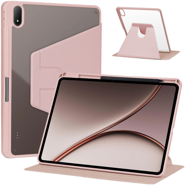Чохол для OnePlus Pad 4 13.2" (2026) / OPPO Pad 5 Pro Galeo Hybrid Rotating Stand Pink