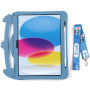 Дитячий чохол для Apple iPad 11 (2025) /10th Gen 10.9" (2022) Galeo Cartoon Blue Buddy з ремінцем
