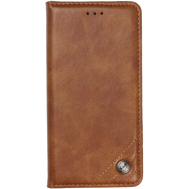 Чехол-книжка Galeo Leather Wallet для Xiaomi Redmi Note 8 Pro Brown