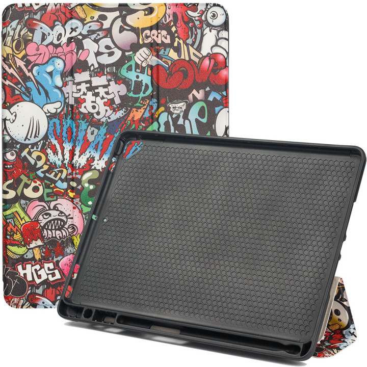 Чехол Galeo Flex with Pencil Holder для Apple iPad 7/8 10.2" (2019/2020) / iPad Pro 10.5" Graffiti
